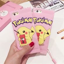 Load image into Gallery viewer, Cute Pokemon Pika Cases Cover For Apple phone